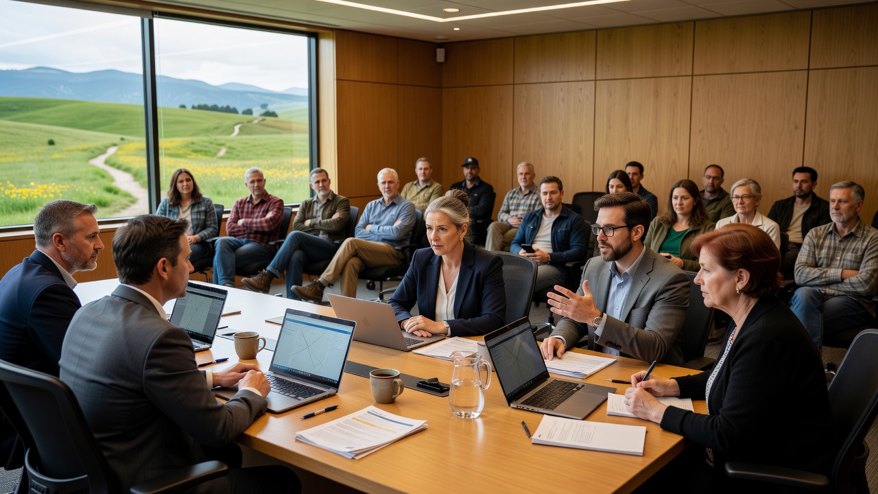 Bergiva Council Debates Trail Restrictions for Meadows